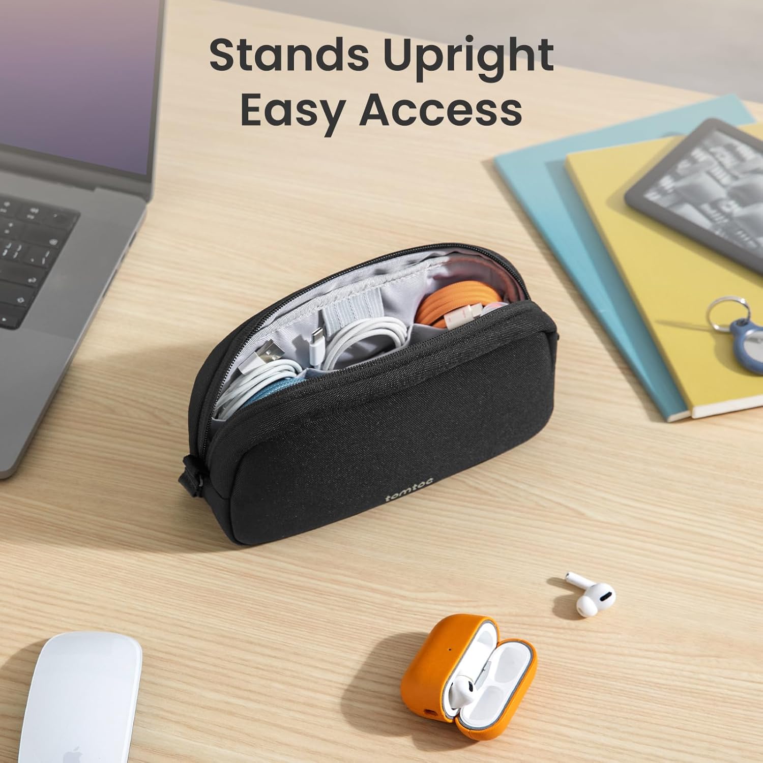 Tech Accessories Travel Bag - Electronics Organizer Travel Case Water Resistant