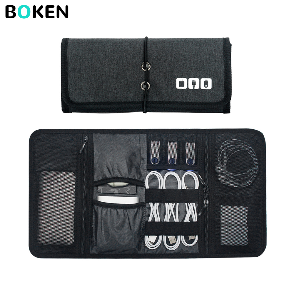 Tech Accessories Travel Bag - Tech Organizer Bag Cable Storage Case