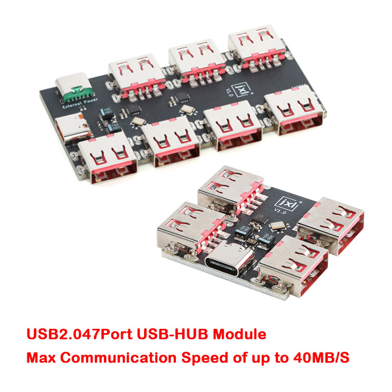 Usb Hub 7 Port - 1-10Pc USBHUB USB2.0 7 4-port Controller