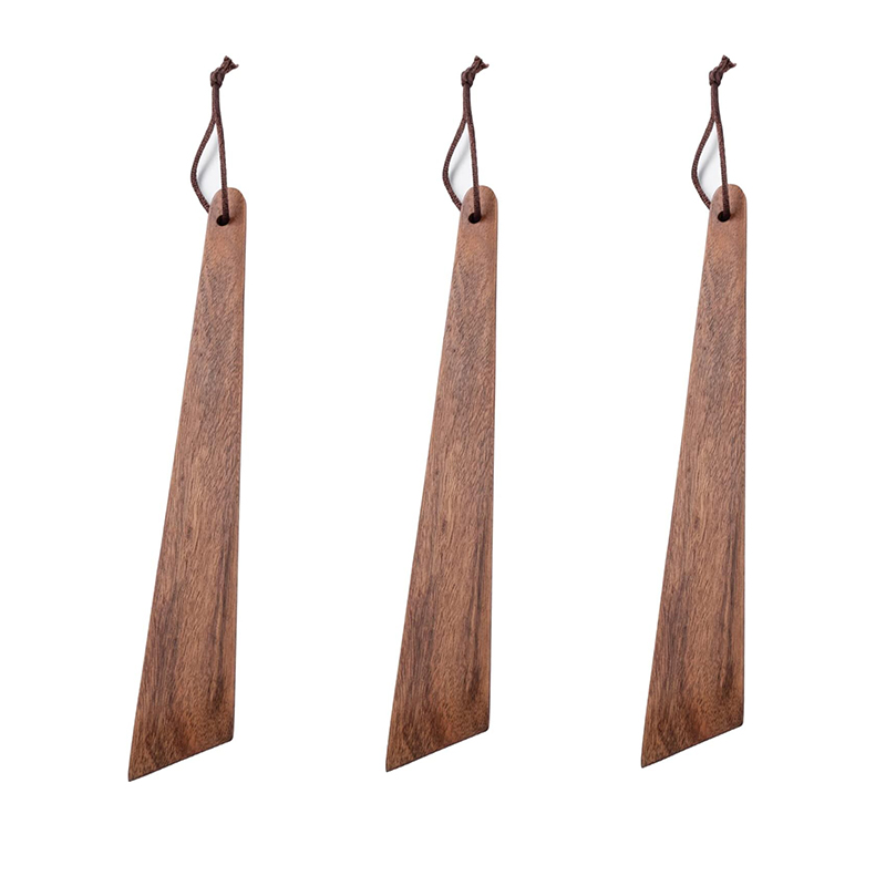 Hi Tech Kitchen Accessories - Wooden Spatula Portable Turner Acacia Wood