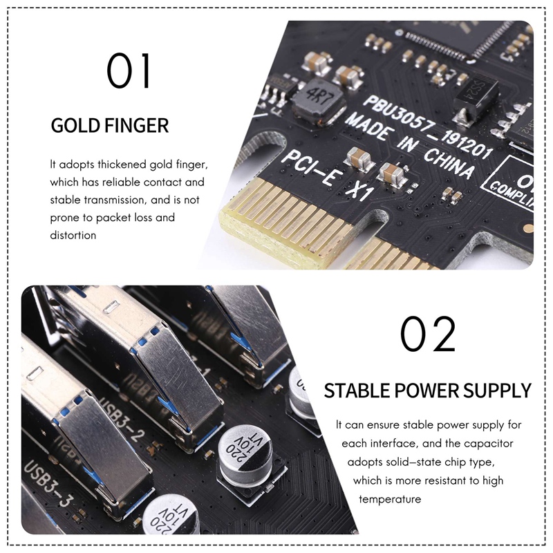 USB 3.0 PCI-E Expansion Card A - Usb Hub 7 Port recension och pris