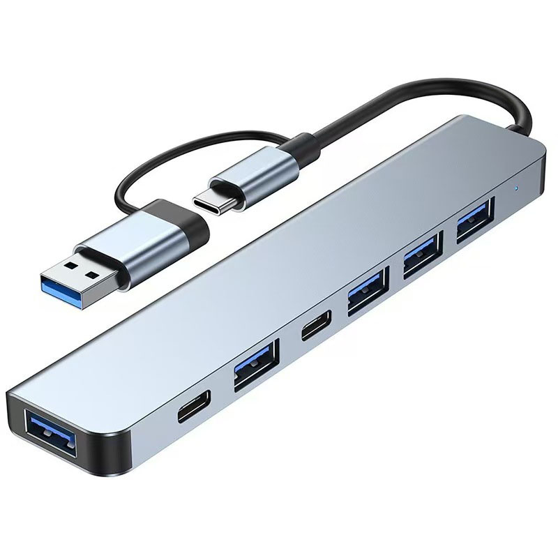 7 Ports USB A C Hub Concentrat - Usb Hub 7 Port recension och pris