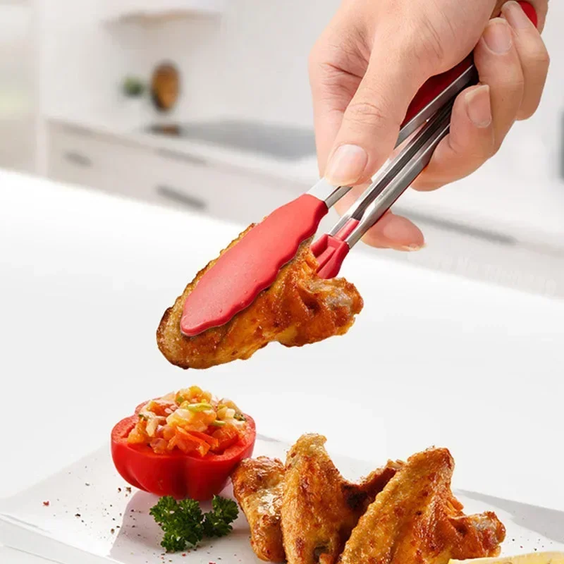 7 Inch Non-Slip Food Tongs Cre - Hi Tech Kitchen Accessories recension och pris