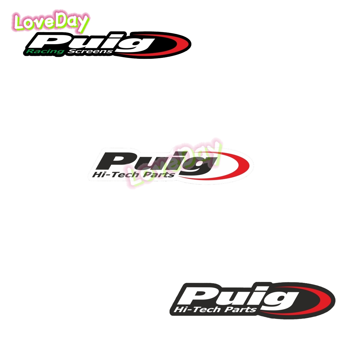 Puig Racing Hi-Tech Sticker NG - Tech Accessories Words recension och pris