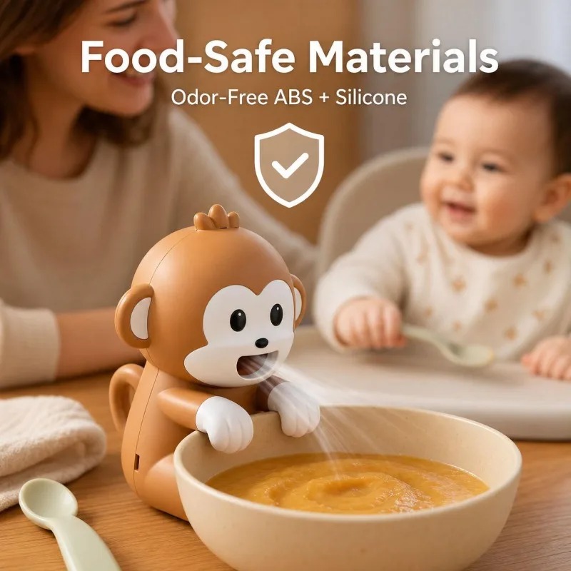 Portable Monkey Shaped Food Co - Usb Fan Silent recension och pris