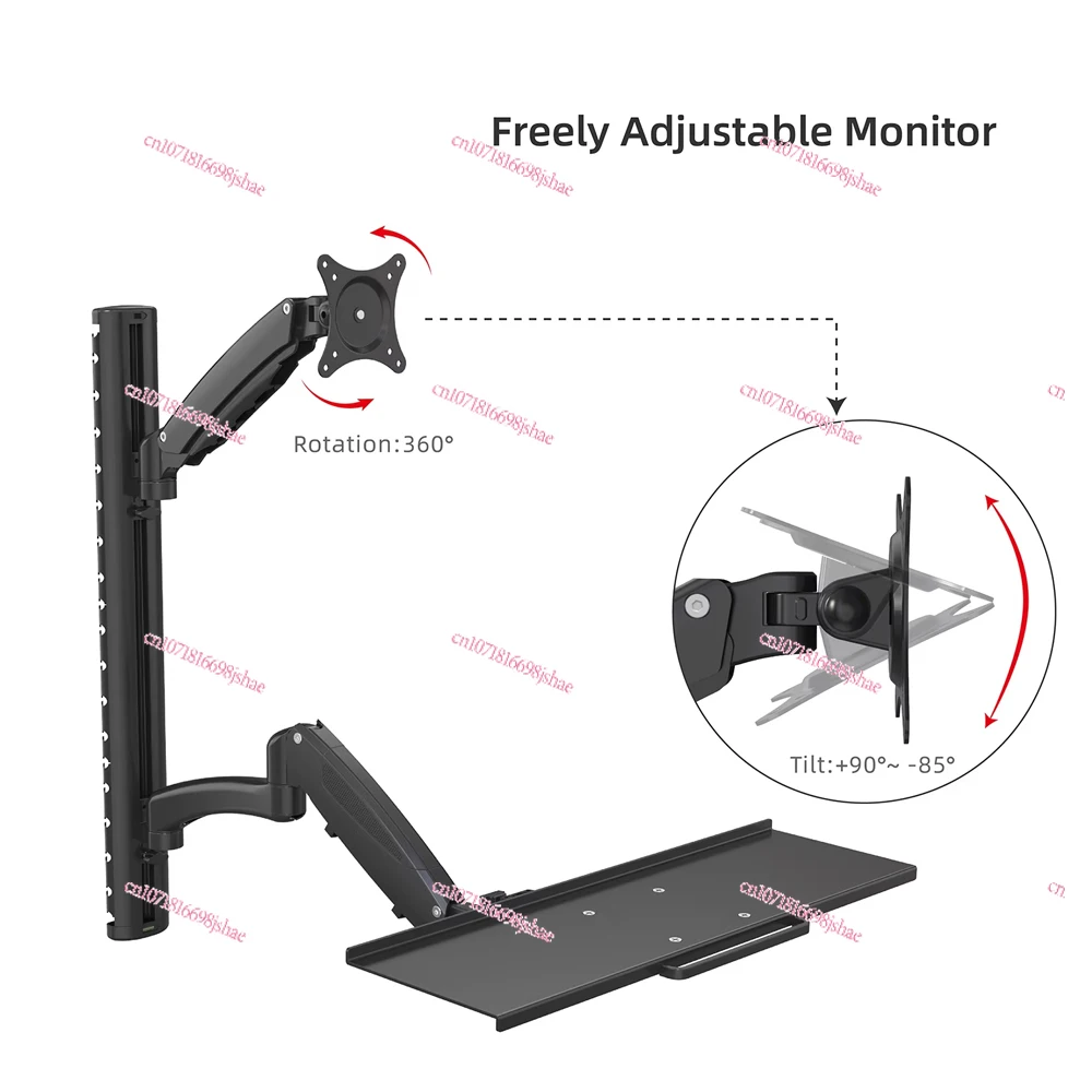 Height-adjustable Single-arm M - Monitor Arm Single recension och pris
