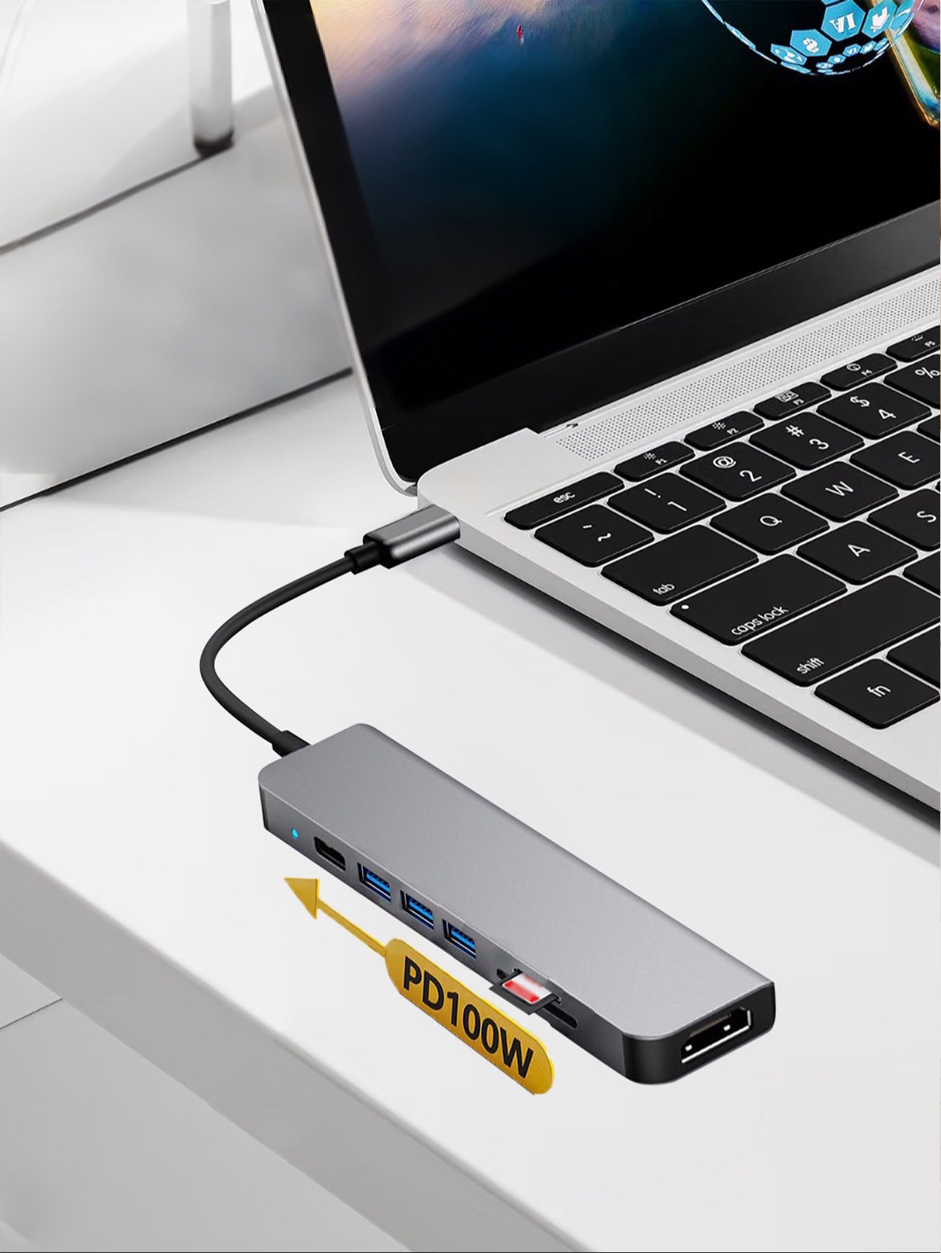 Cross-border 7-in-1 USB Hub wi - Usb Hub 7 Port recension och pris