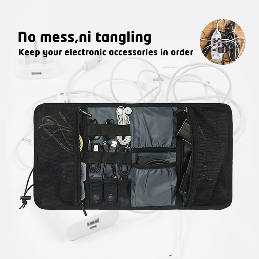 Electronic Organizer Cord Pouc - Tech Accessories Travel Bag recension och pris
