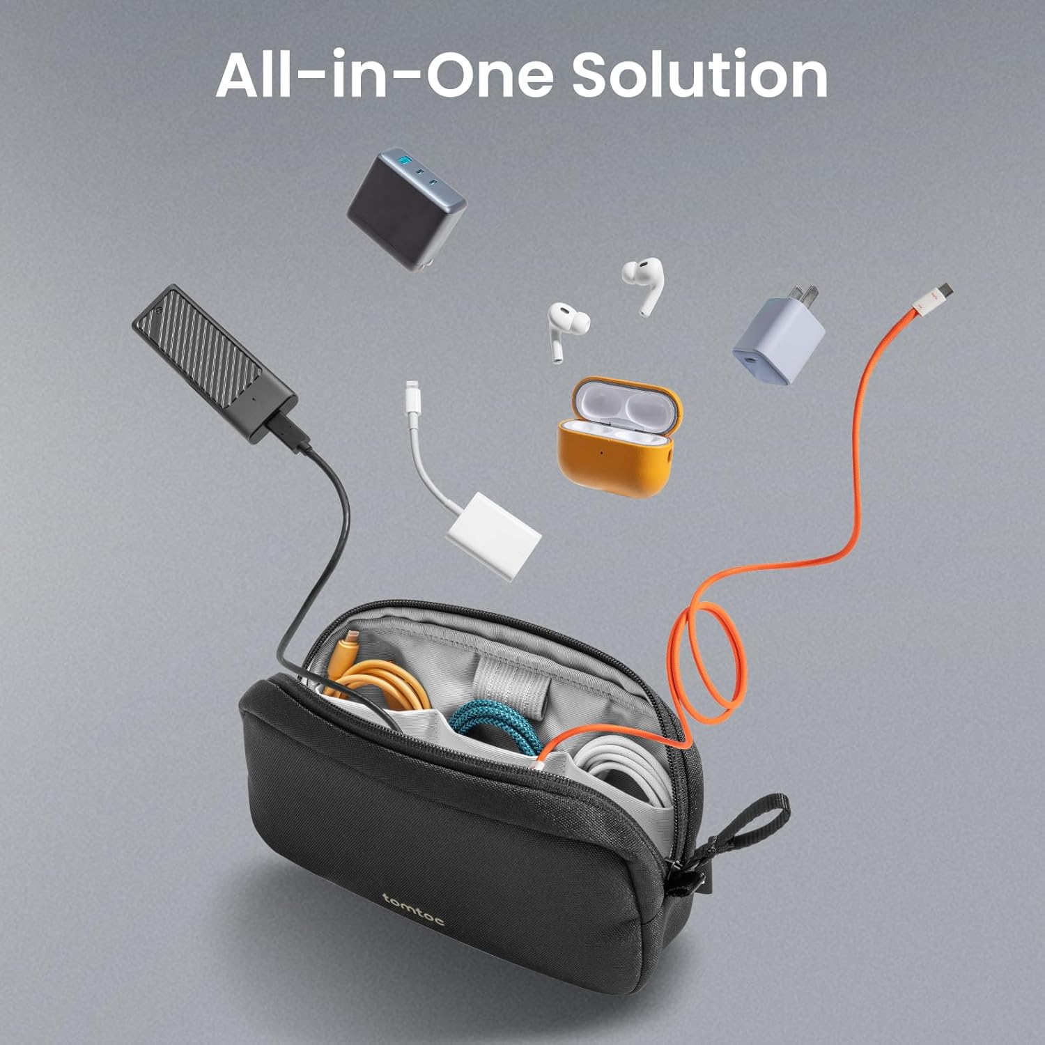 Electronics Organizer Travel C - Tech Accessories Travel Bag recension och pris