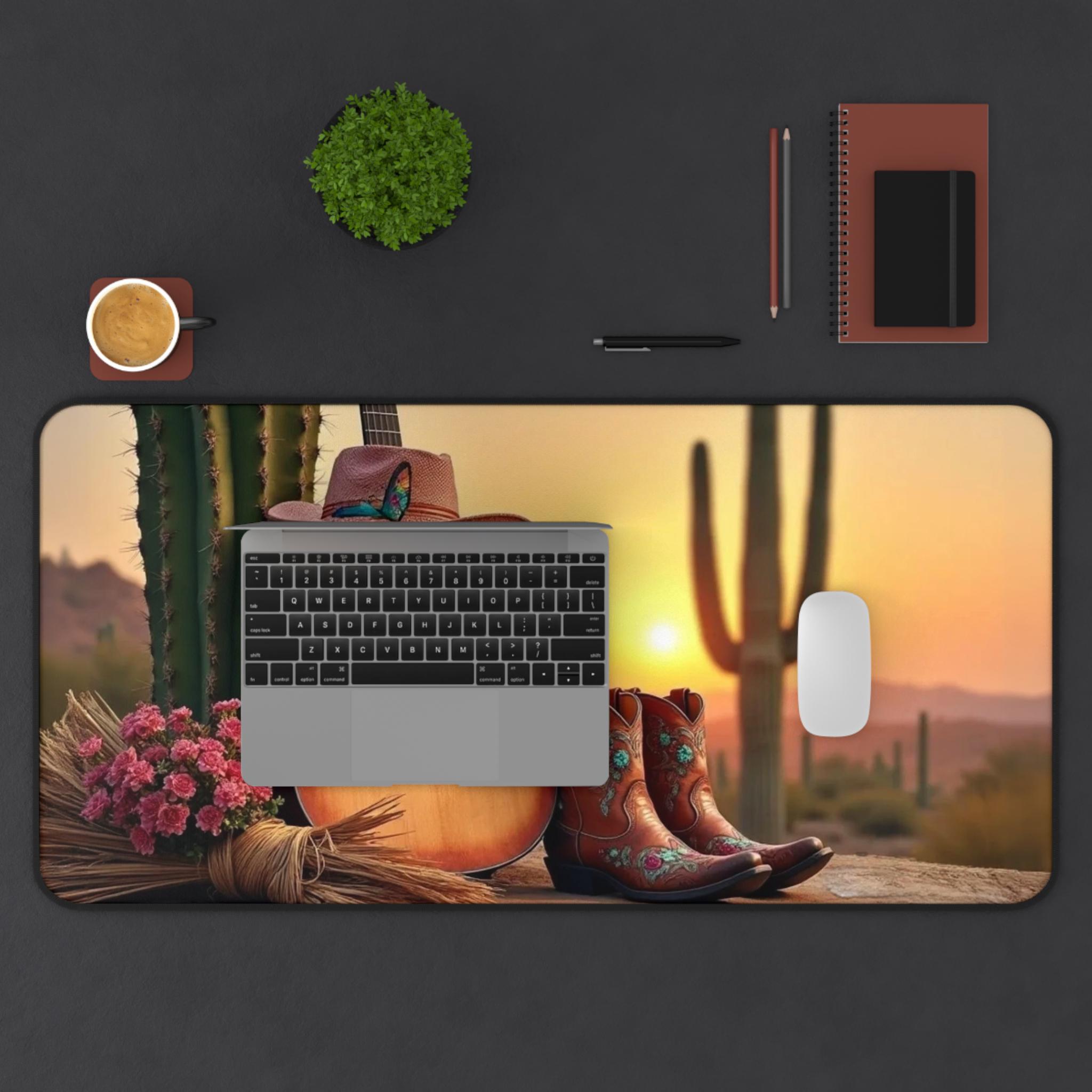 Desert Guitar Mouse Pad, Cactu - Tech Girl Accessories recension och pris