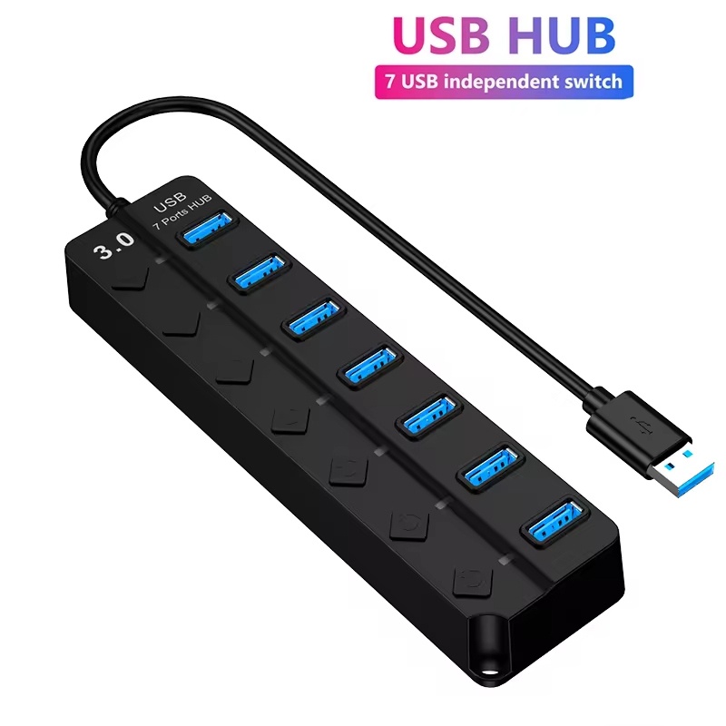USB 3.0 Power Adapter 4/7 Port - Usb Hub 7 Port recension och pris