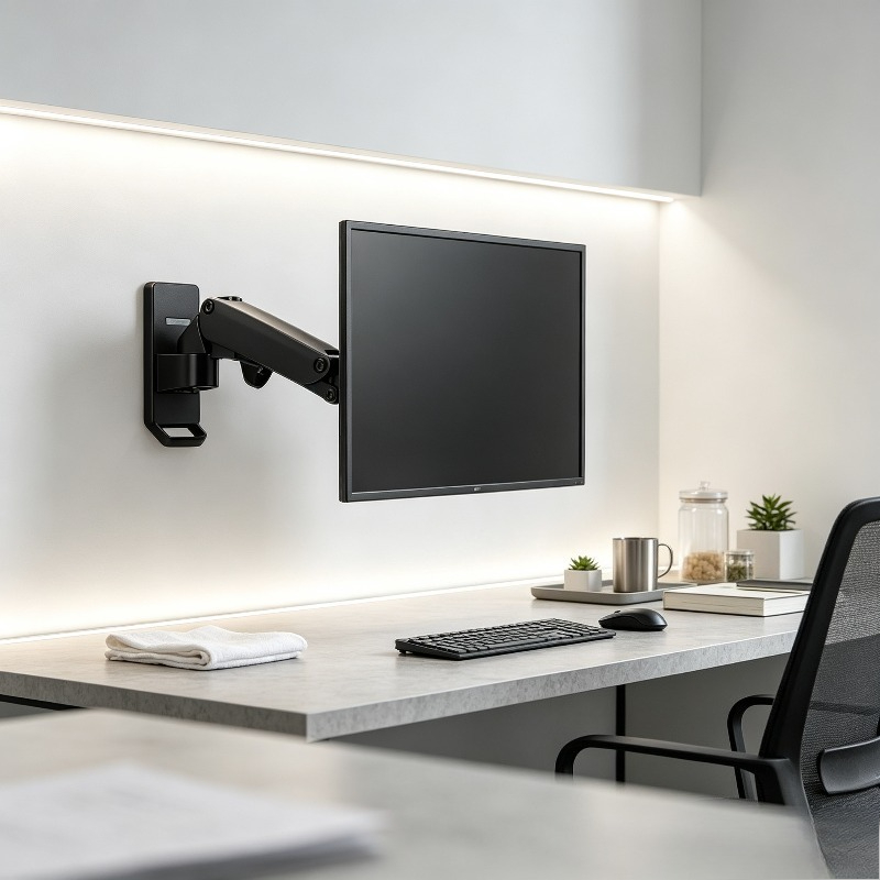 Gas Spring Full Motion Monitor - Monitor Arm Single recension och pris