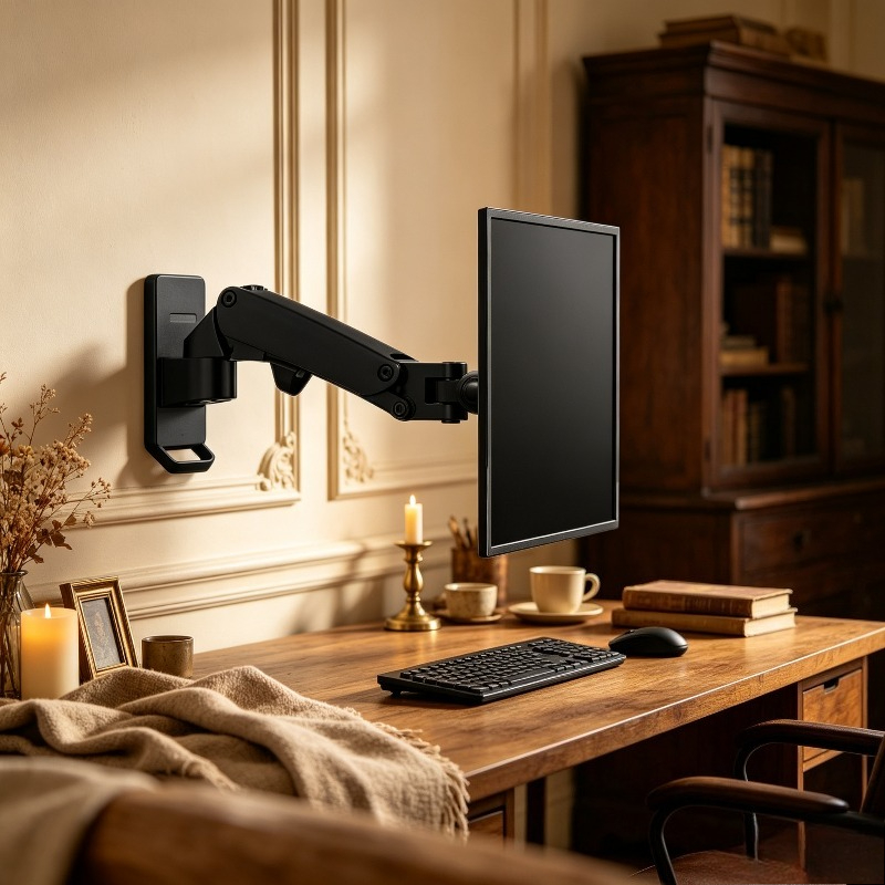 Gas Spring Full Motion Monitor - Monitor Arm Single recension och pris