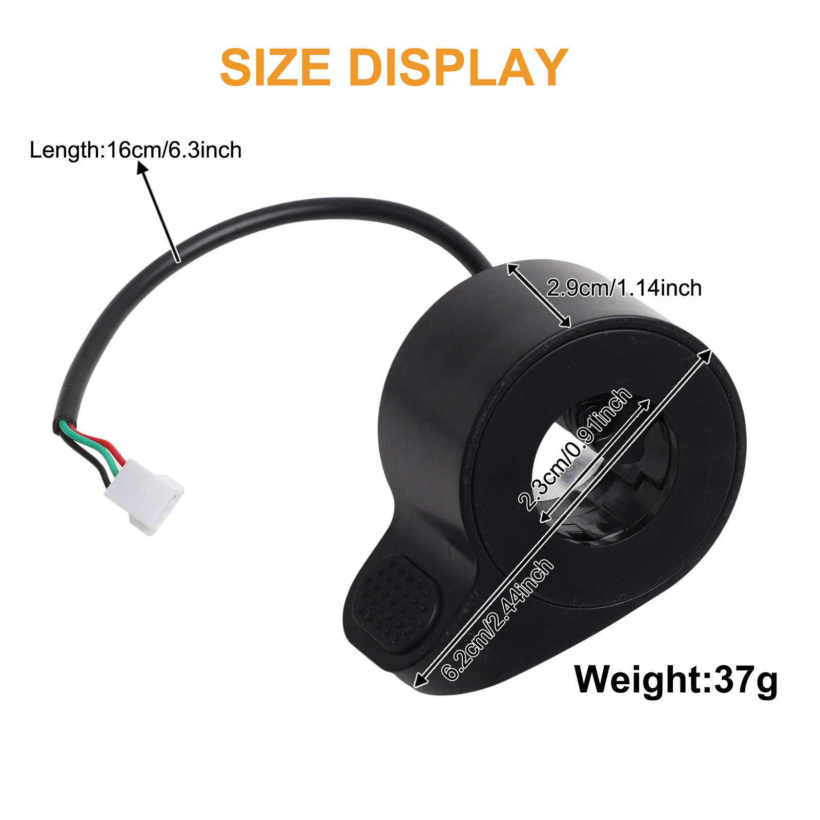 1 Pc Electric Scooter Thumb Th - Tech Computer Accessories recension och pris