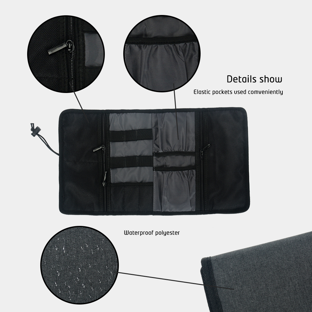 Tech Organizer Bag Cable Stora - Tech Accessories Travel Bag recension och pris
