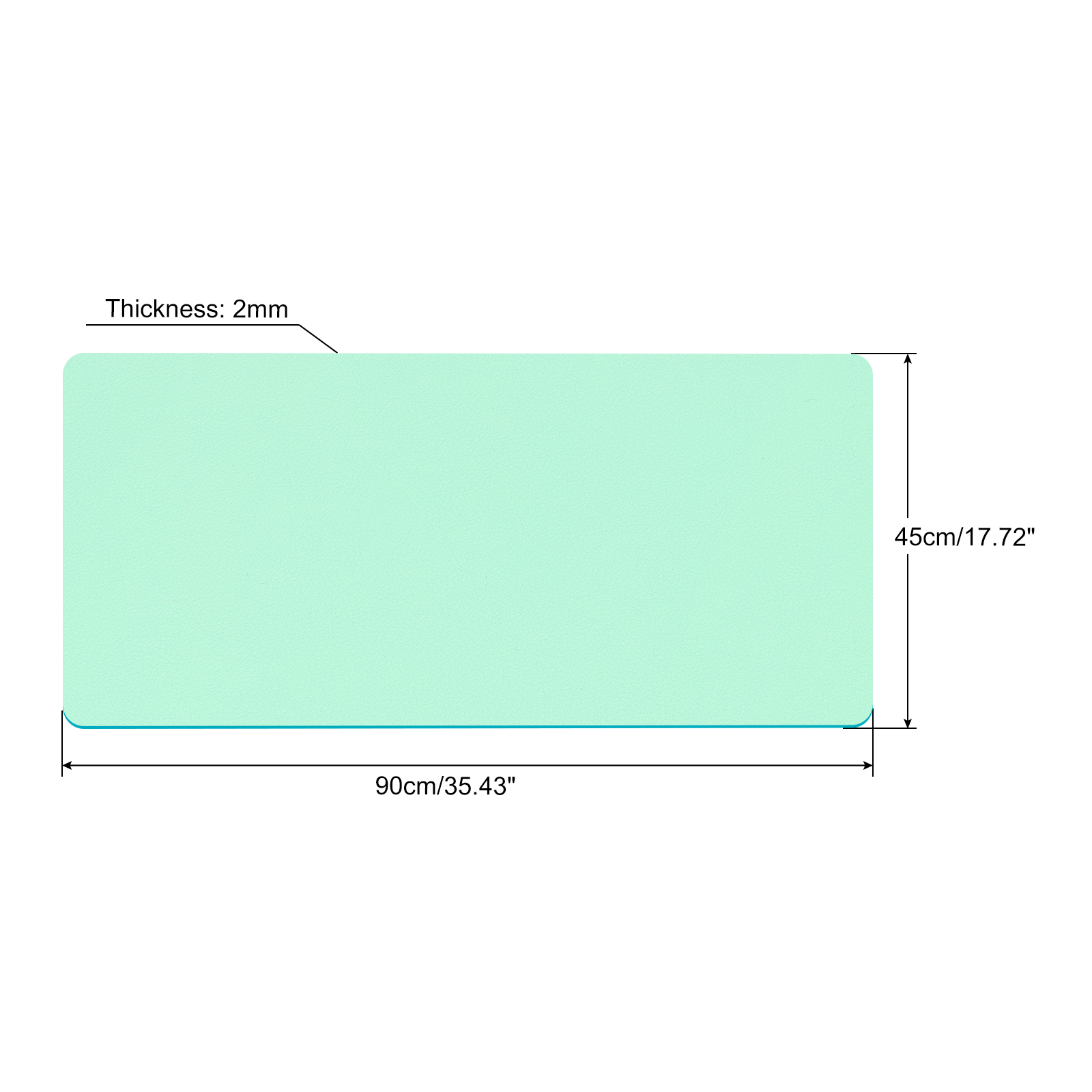 Office Desk Mat Protector PU L - Tech Computer Accessories recension och pris