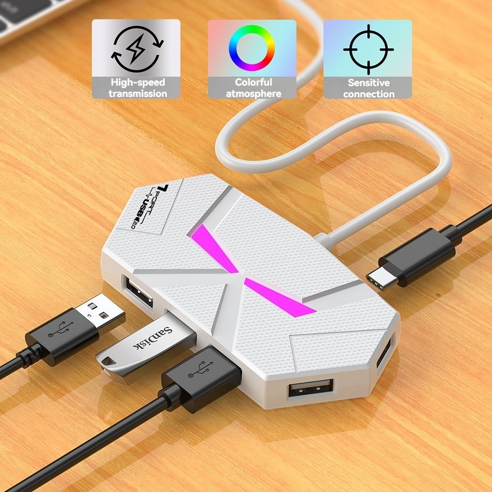 4/7 Ports USB Docking Station  - Usb Hub 7 Port recension och pris