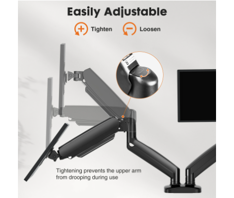 Dual Monitor Stand Arm, Gas Sp - Monitor Arm Single recension och pris