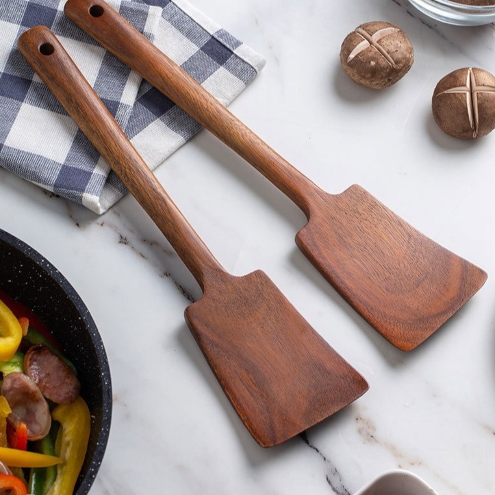 34cm Solid Wood Cooking Spatul - Hi Tech Kitchen Accessories recension och pris