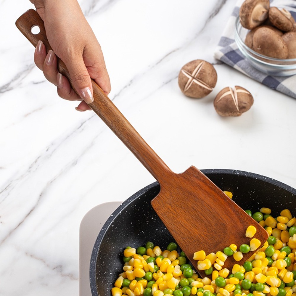 34cm Solid Wood Cooking Spatul - Hi Tech Kitchen Accessories recension och pris