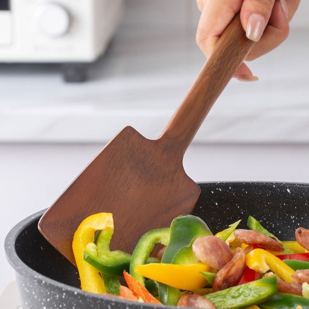 34cm Solid Wood Cooking Spatul - Hi Tech Kitchen Accessories recension och pris