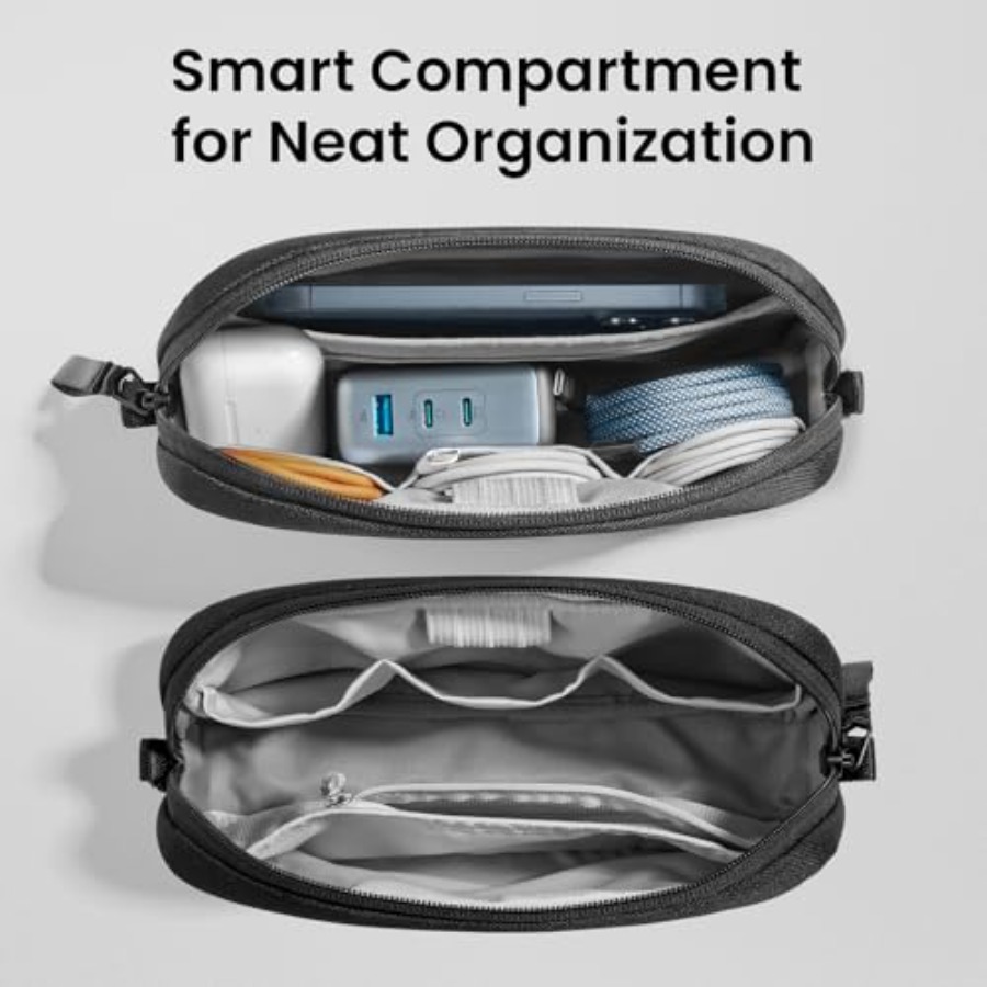 Electronics Organizer Travel C - Tech Accessories Travel Bag recension och pris