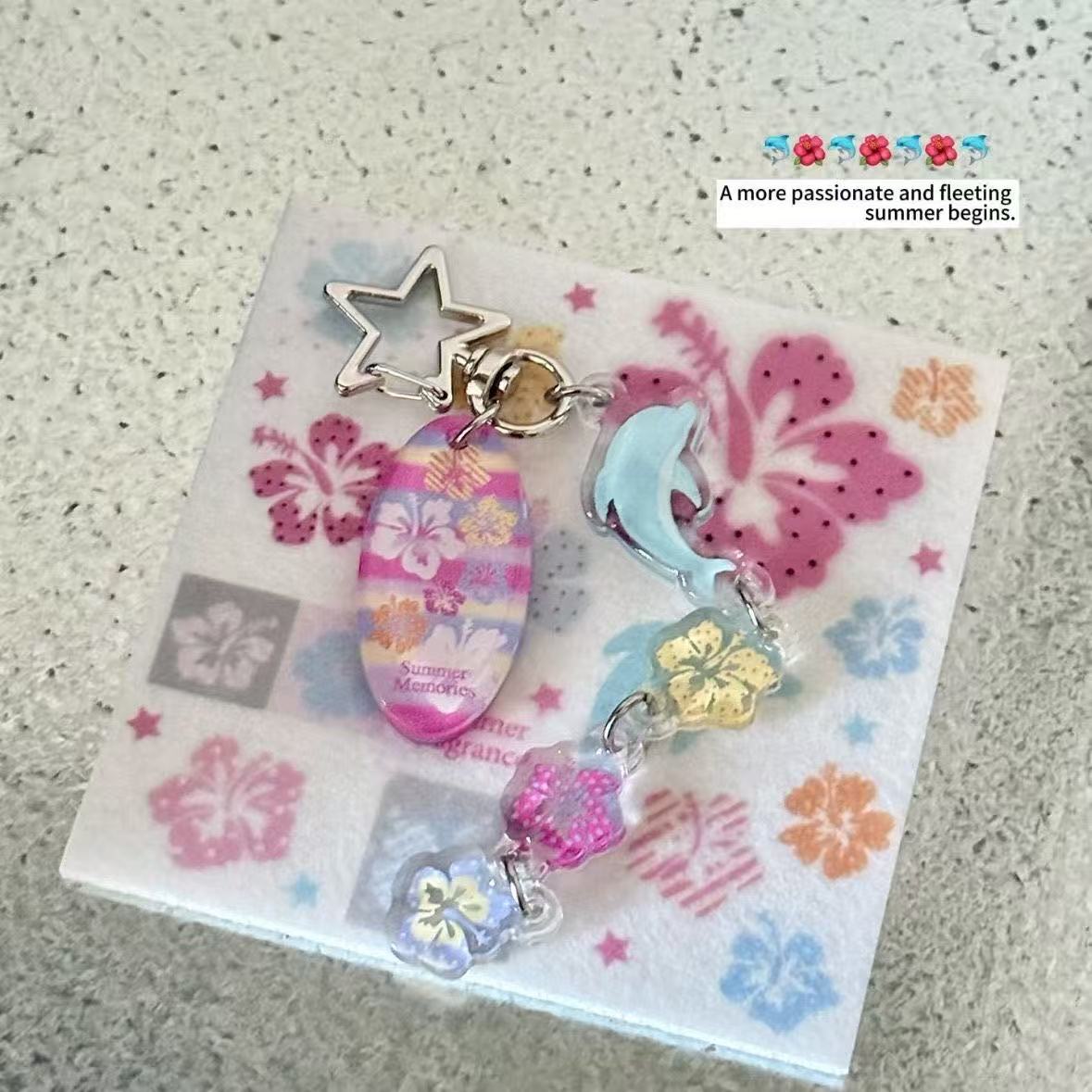 Summer Hawaiian Dolphin Hibisc - Tech Girl Accessories recension och pris