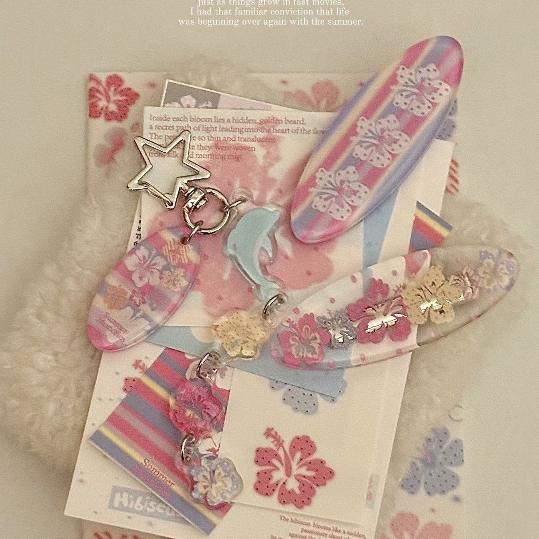 Summer Hawaiian Dolphin Hibisc - Tech Girl Accessories recension och pris