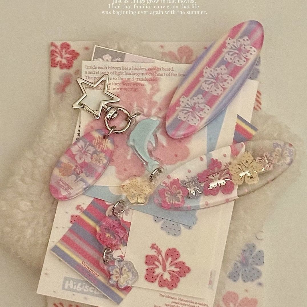 Summer Hawaiian Dolphin Hibisc - Tech Girl Accessories recension och pris