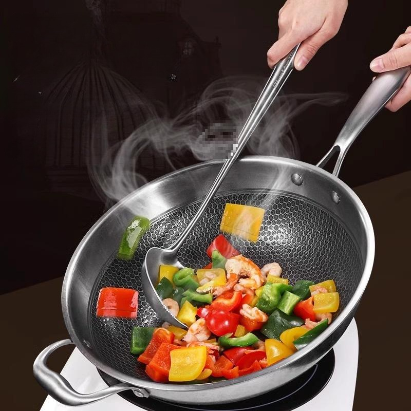 Food Stainless Steel Wok Spatu - Hi Tech Kitchen Accessories recension och pris