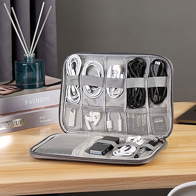 A Multi-Pocket Electronic Acce - Tech Accessories Travel Bag recension och pris